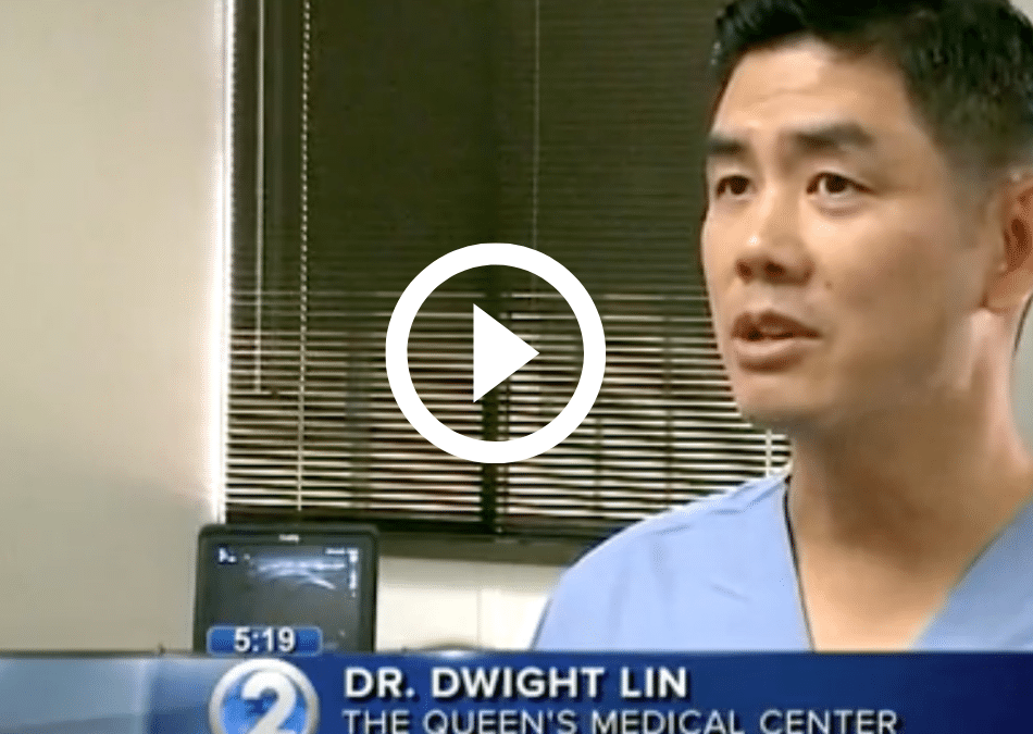 KHON2 talks PRP therapy with Dr. Dwight